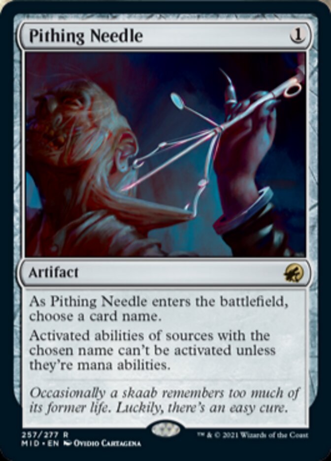 Pithing Needle [Innistrad: Midnight Hunt] | Local Legends