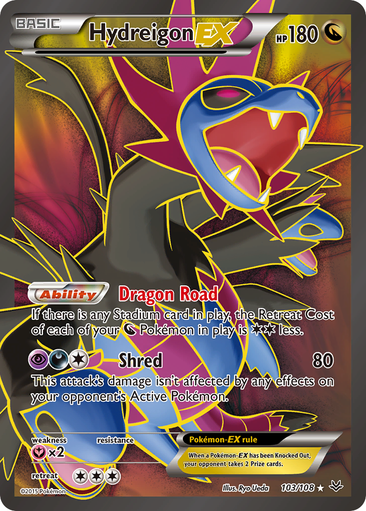 Hydreigon EX (103/108) [XY: Roaring Skies] | Golgari Games