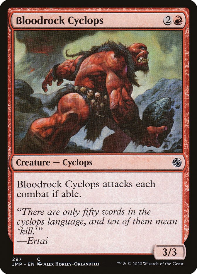 Bloodrock Cyclops [Jumpstart] | Golgari Games