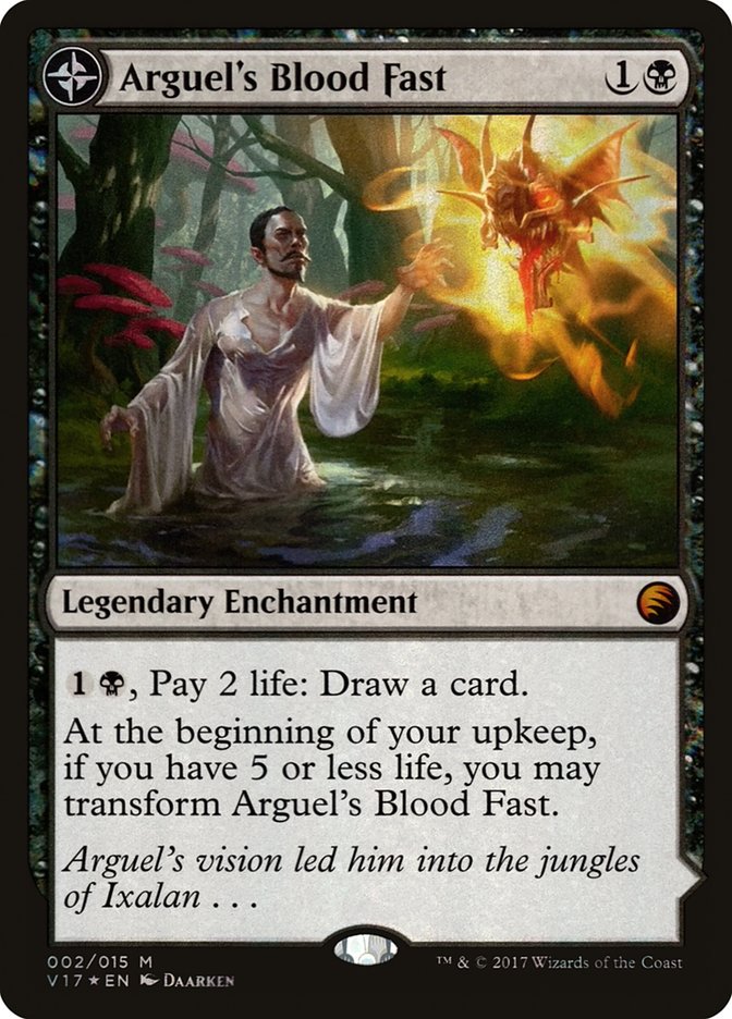 Arguel's Blood Fast // Temple of Aclazotz [From the Vault: Transform] | Golgari Games