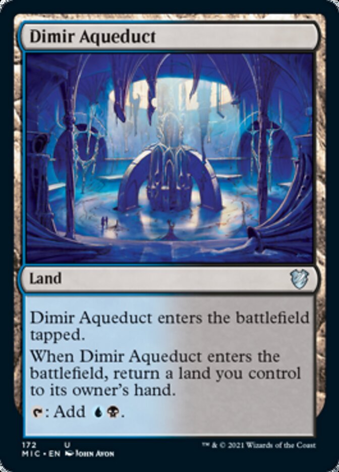 Dimir Aqueduct [Innistrad: Midnight Hunt Commander] | Local Legends