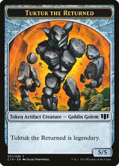 Daretti, Scrap Savant Emblem // Tuktuk the Returned Double-sided Token [Commander 2014 Tokens] | Golgari Games