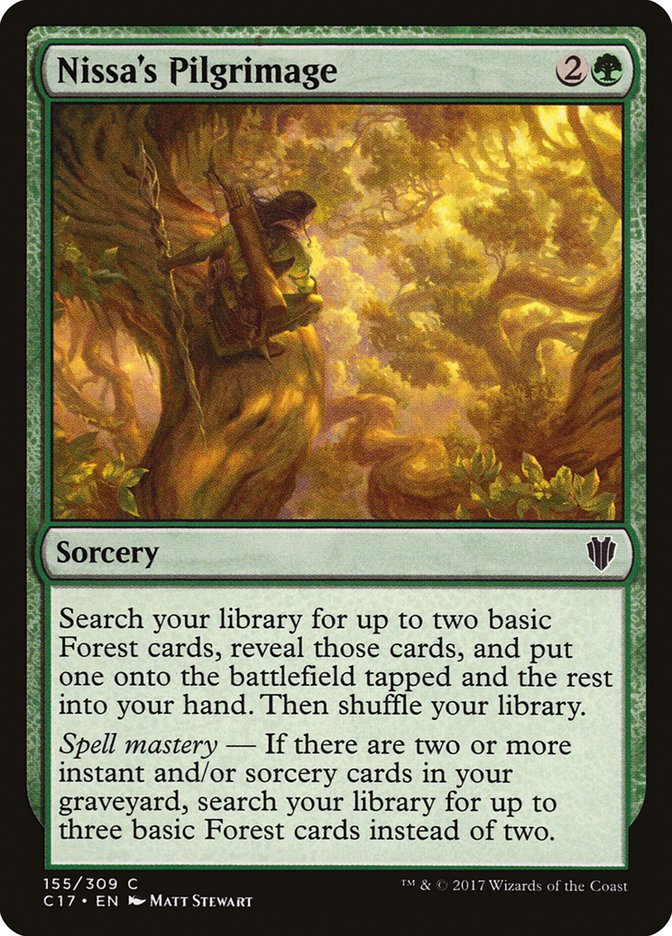 Nissa's Pilgrimage [Commander 2017] | Local Legends