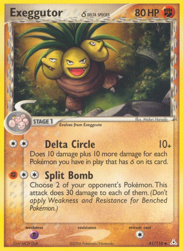 Exeggutor (41/110) (Delta Species) [EX: Holon Phantoms] | Golgari Games