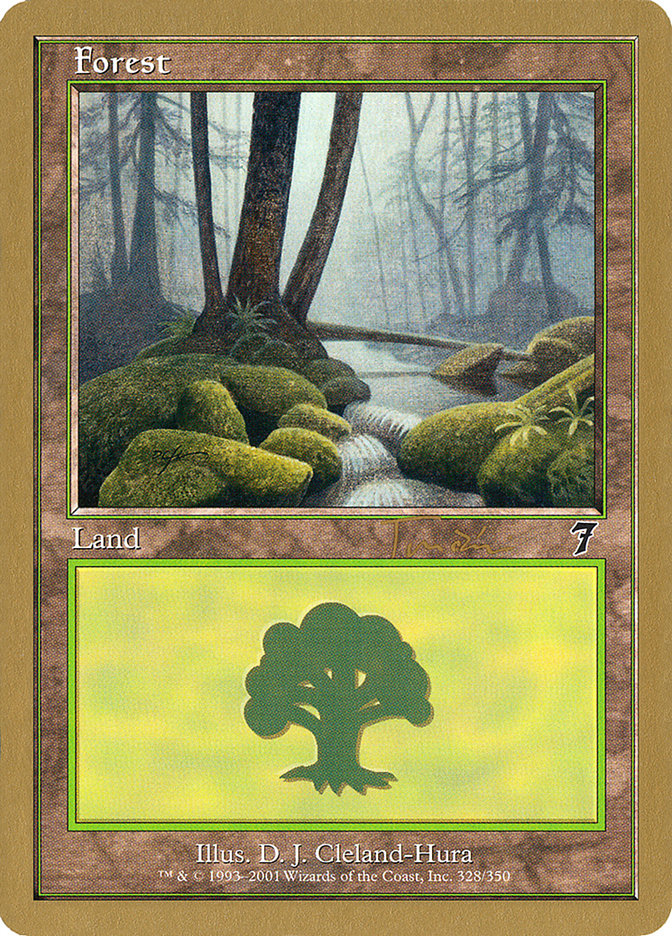 Forest (jt328) (Jan Tomcani) [World Championship Decks 2001] | Golgari Games