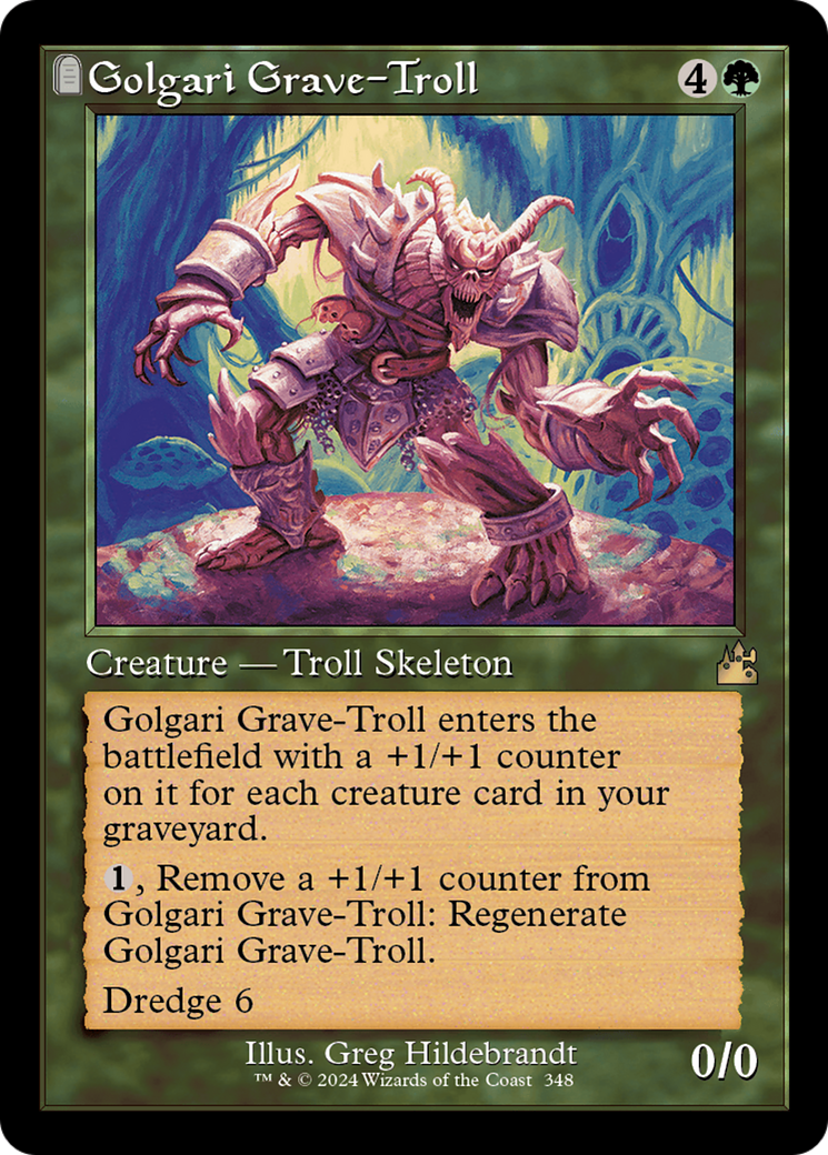 Golgari Grave-Troll (Retro Frame) [Ravnica Remastered] | Local Legends