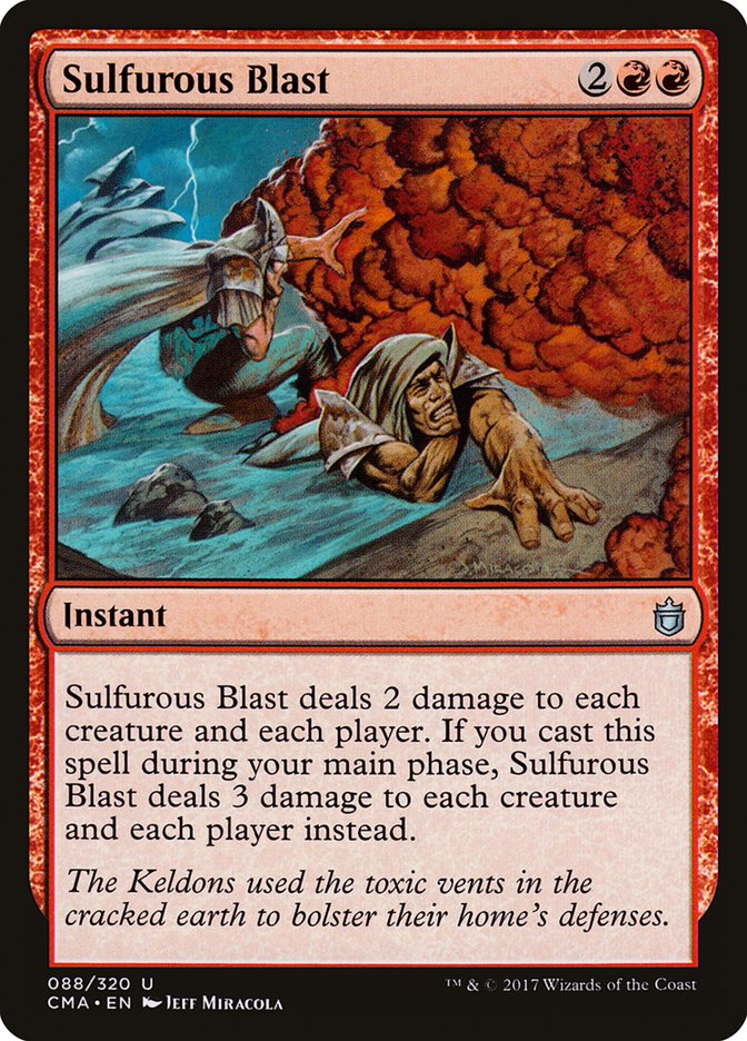 Sulfurous Blast [Commander Anthology] | Local Legends