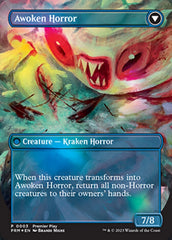 Thing in the Ice // Awoken Horror (Borderless Alternate Art) [Regional Championship Qualifiers 2023] | Golgari Games