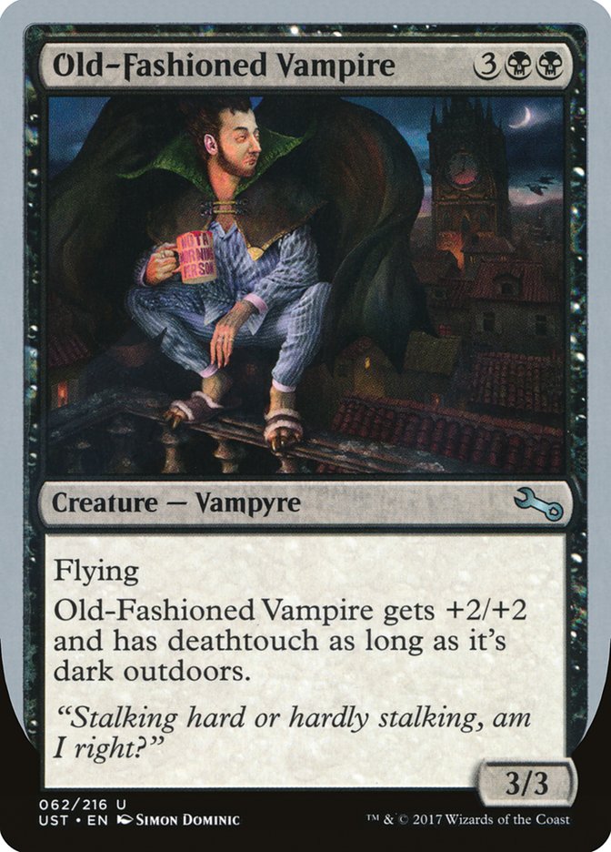 Old-Fashioned Vampire [Unstable] | Local Legends