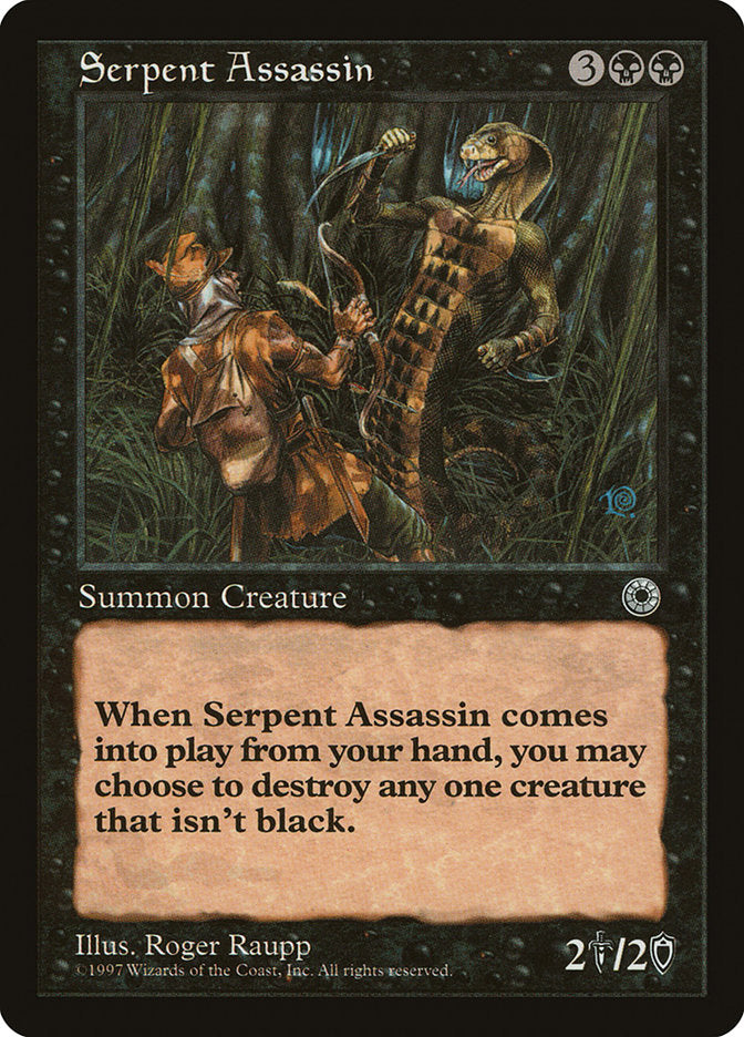 Serpent Assassin [Portal] | Golgari Games