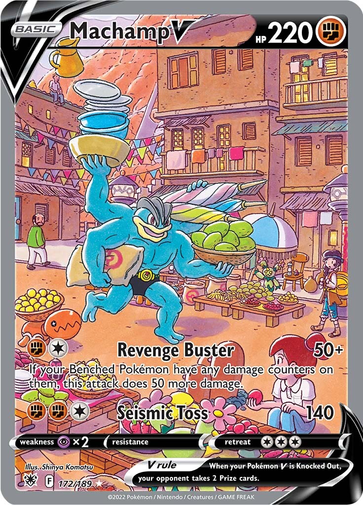 Machamp V (172/189) [Sword & Shield: Astral Radiance] | Golgari Games