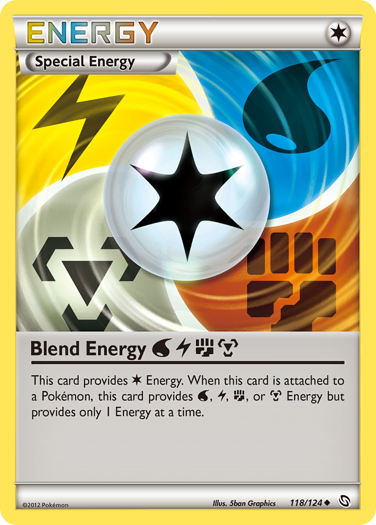 Blend Energy WaterLightningFightingMetal (118/124) [Black & White: Dragons Exalted] | Golgari Games