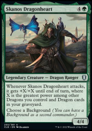 Skanos Dragonheart [Commander Legends: Battle for Baldur's Gate] | Golgari Games