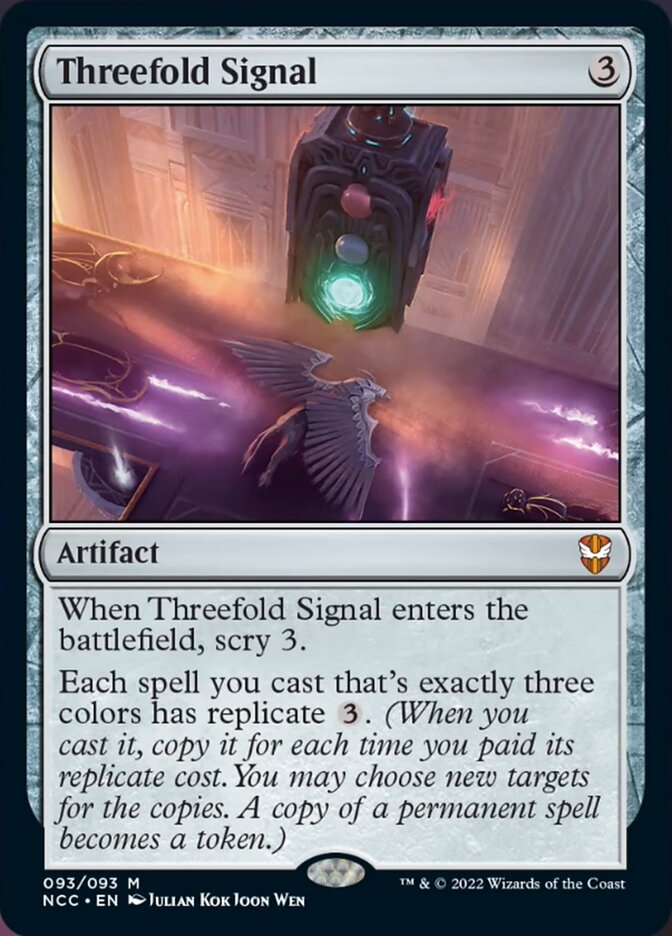 Threefold Signal [Streets of New Capenna Commander] | Local Legends