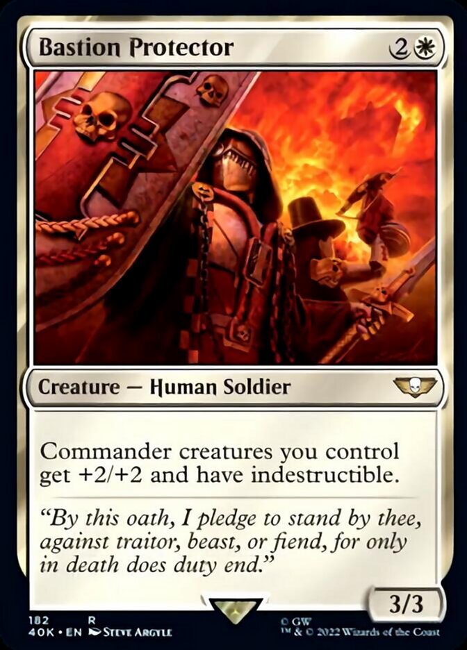 Bastion Protector (Surge Foil) [Universes Beyond: Warhammer 40,000] | Local Legends