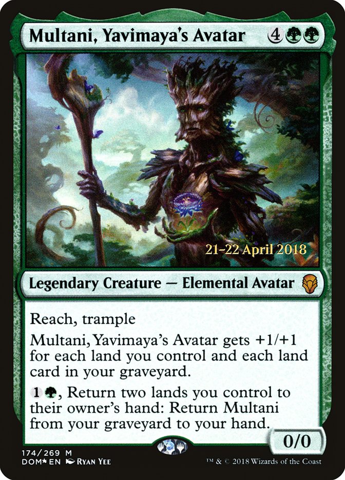 Multani, Yavimaya's Avatar [Dominaria Prerelease Promos] | Local Legends