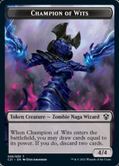 Eldrazi // Champion of Wits Token [Commander 2021 Tokens] | Golgari Games