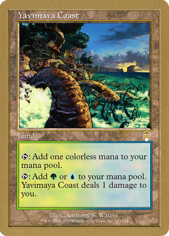 Yavimaya Coast (Raphael Levy) [World Championship Decks 2002] | Golgari Games