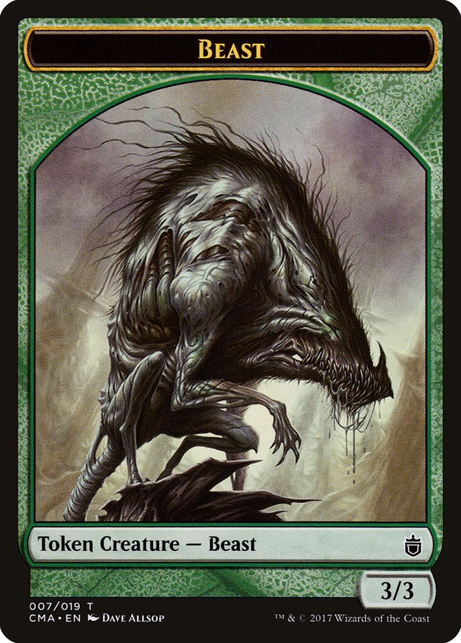 Beast Token (007/019) [Commander Anthology Tokens] | Local Legends