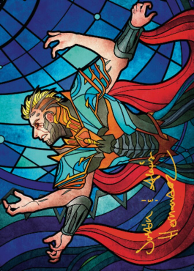 Ertai Resurrected Art Card 2 (Gold-Stamped Signature) [Dominaria United Art Series] | Local Legends