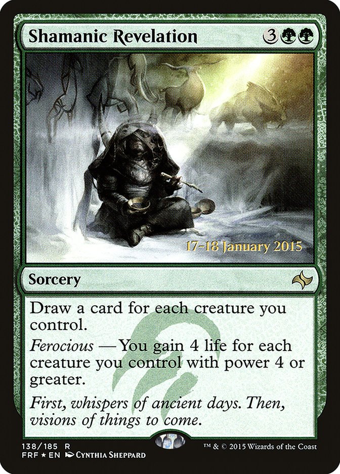 Shamanic Revelation [Fate Reforged Prerelease Promos] | Local Legends