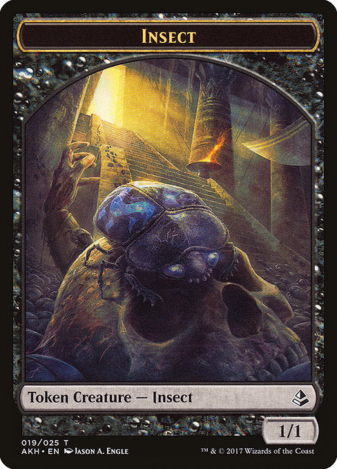 Sacred Cat // Insect Double-sided Token [Amonkhet Tokens] | Local Legends