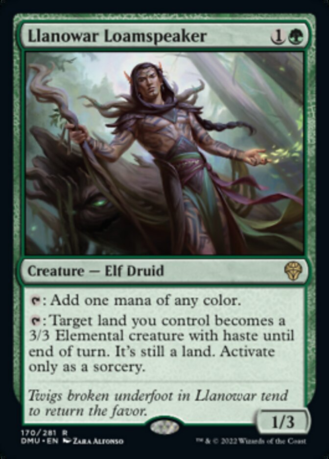 Llanowar Loamspeaker [Dominaria United] | Local Legends