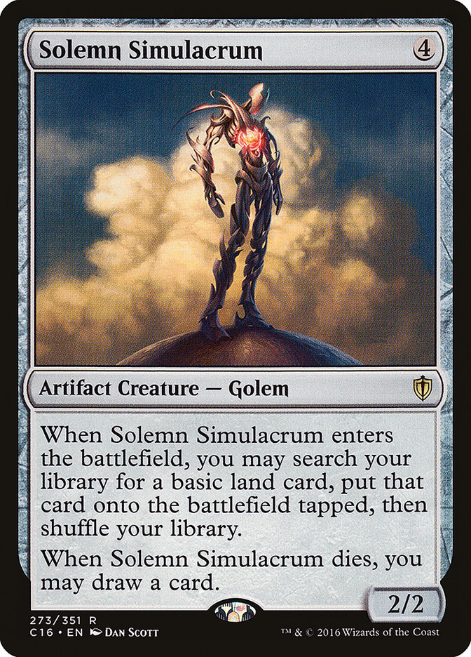 Solemn Simulacrum [Commander 2016] | Local Legends