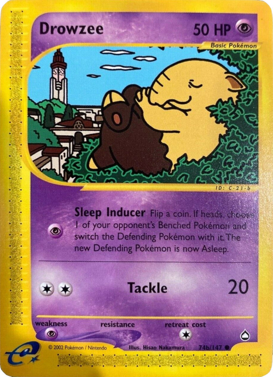 Drowzee (74b/147) [Aquapolis] | Golgari Games