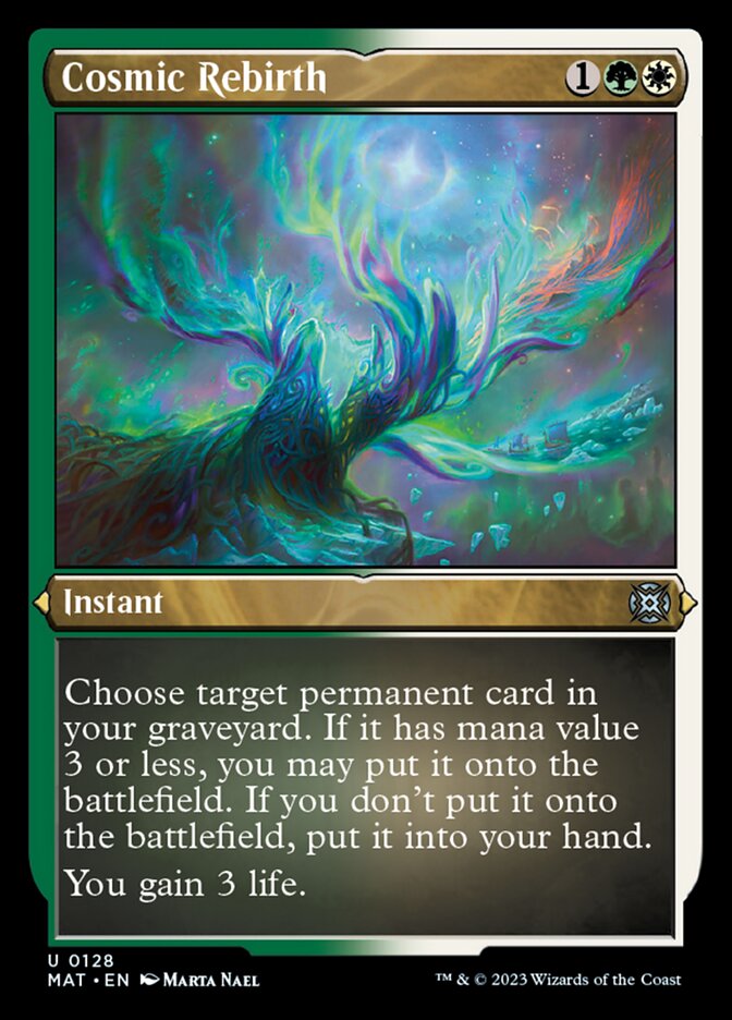 Cosmic Rebirth (Foil Etched) [March of the Machine: The Aftermath] | Local Legends
