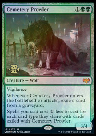 Cemetery Prowler [Innistrad: Crimson Vow Prerelease Promos] | Golgari Games