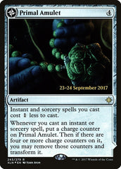 Primal Amulet // Primal Wellspring [Ixalan Prerelease Promos] | Local Legends