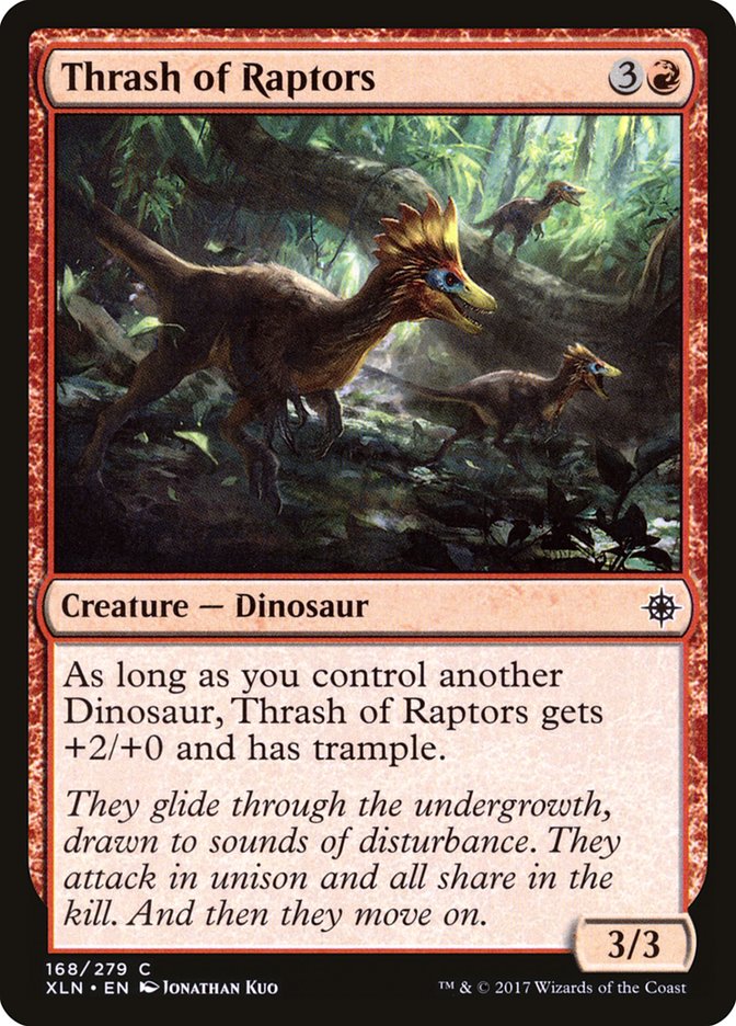 Thrash of Raptors [Ixalan] | Golgari Games