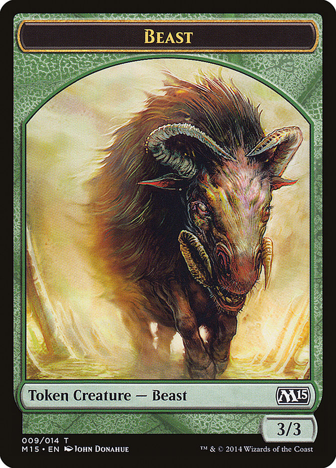 Beast Token (009/014) [Magic 2015 Tokens] | Local Legends