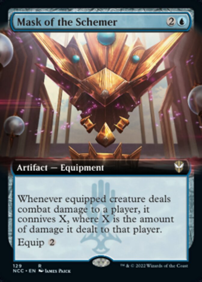 Mask of the Schemer (Extended Art) [Streets of New Capenna Commander] | Local Legends