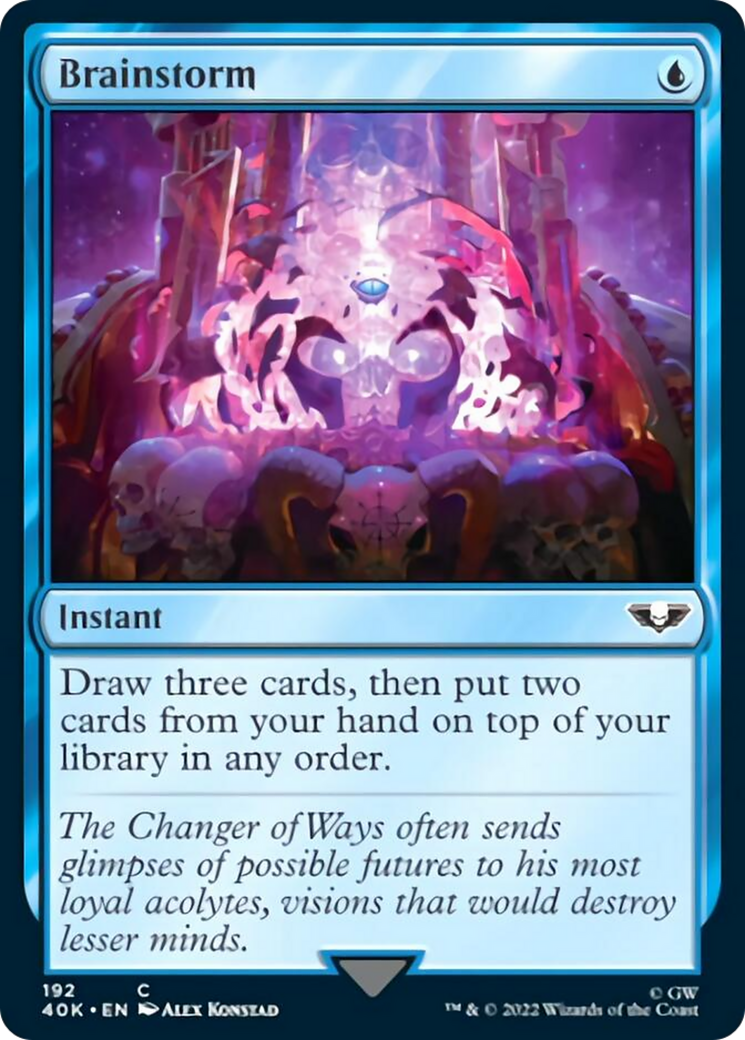 Brainstorm (Surge Foil) [Universes Beyond: Warhammer 40,000] | Local Legends