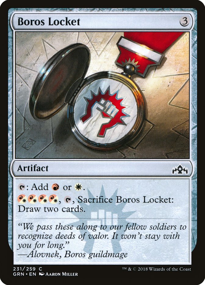 Boros Locket [Guilds of Ravnica] | Golgari Games