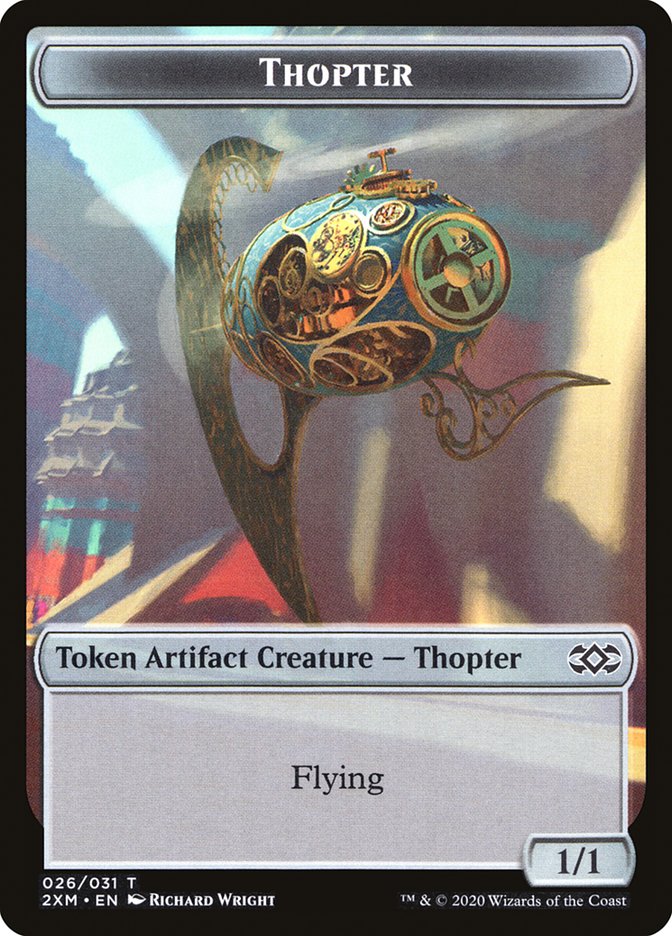 Thopter Token (026/031) [Double Masters Tokens] | Golgari Games