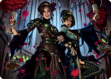 Falkenrath Celebrants 2 Art Card [Innistrad: Crimson Vow Art Series] | Golgari Games