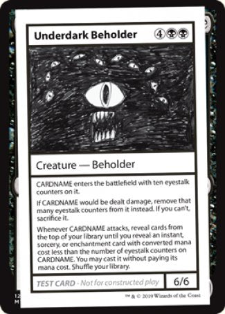 Underdark Beholder (2021 Edition) [Mystery Booster Playtest Cards] | Golgari Games