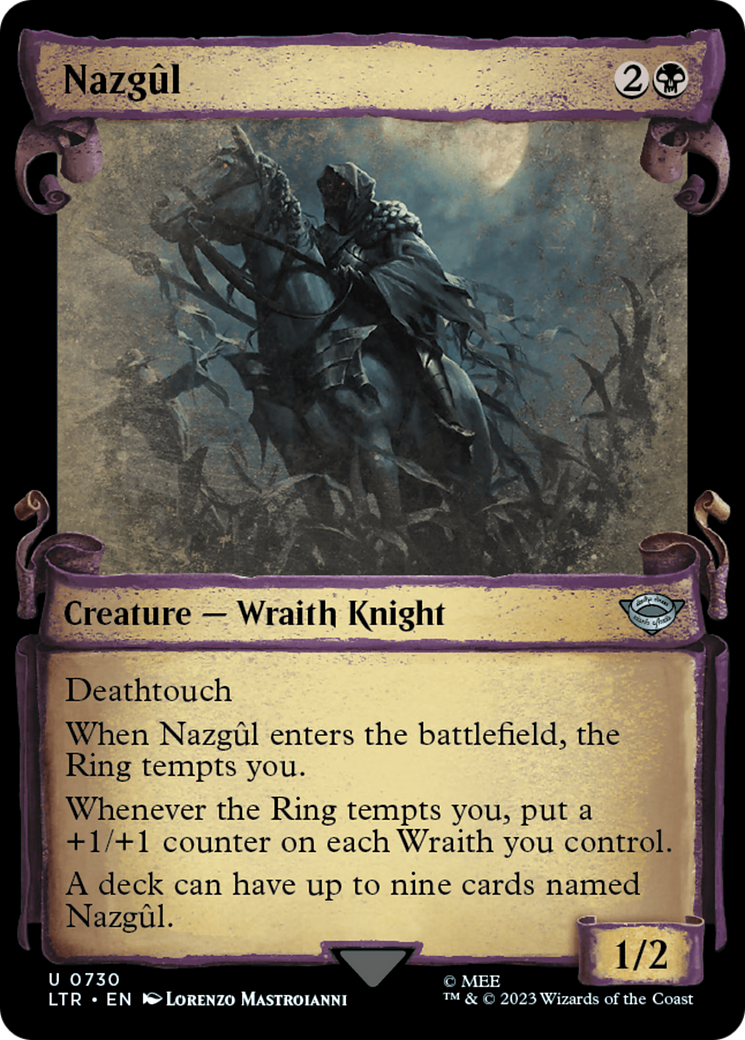 Nazgul (0730) [The Lord of the Rings: Tales of Middle-Earth Showcase Scrolls] | Golgari Games