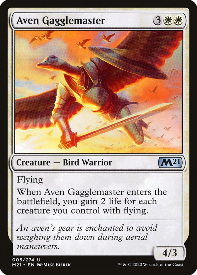 Aven Gagglemaster [Core Set 2021] | Golgari Games