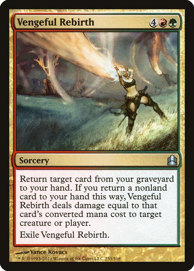 Vengeful Rebirth [Commander 2011] | Local Legends