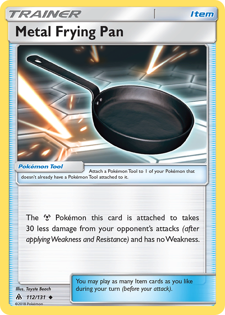 Metal Frying Pan (112/131) [Sun & Moon: Forbidden Light] | Golgari Games