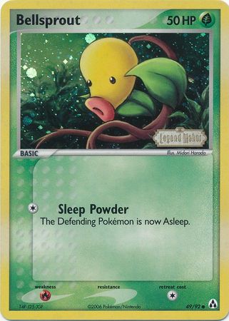 Bellsprout (49/92) (Stamped) [EX: Legend Maker] | Golgari Games