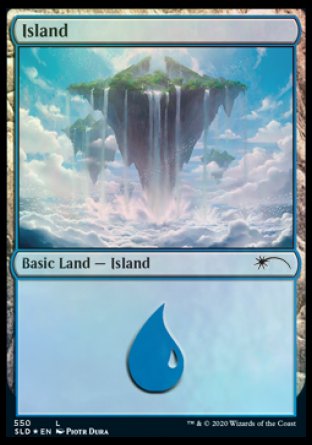 Island (Above the Clouds) (550) [Secret Lair Drop Promos] | Golgari Games