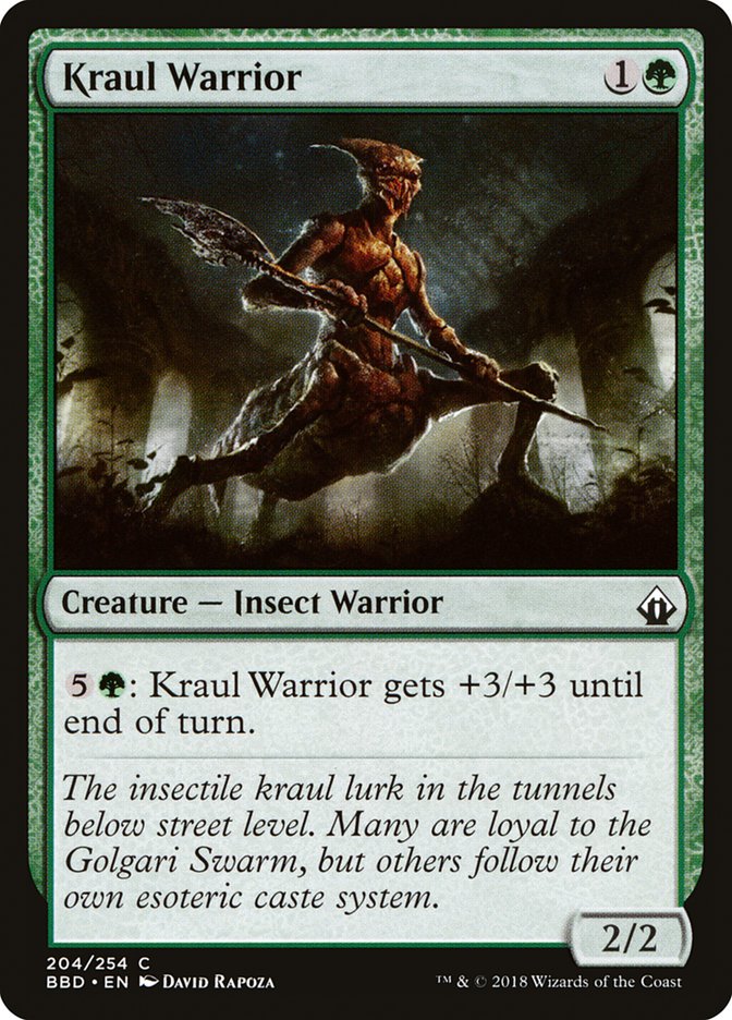 Kraul Warrior [Battlebond] | Golgari Games