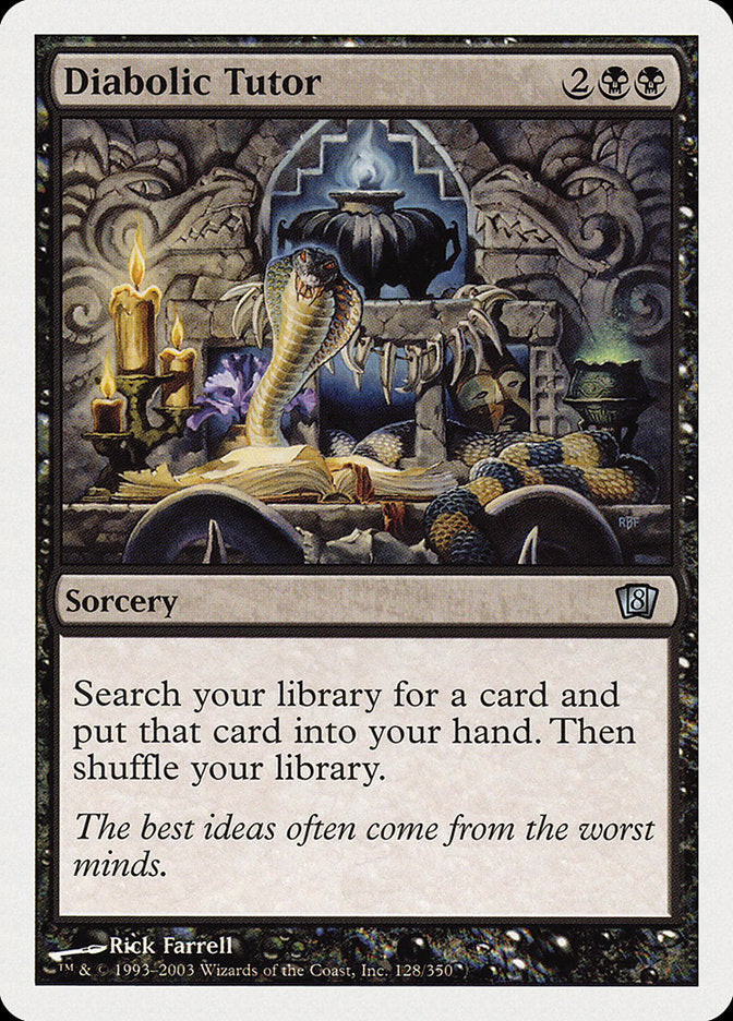 Diabolic Tutor [Eighth Edition] | Local Legends