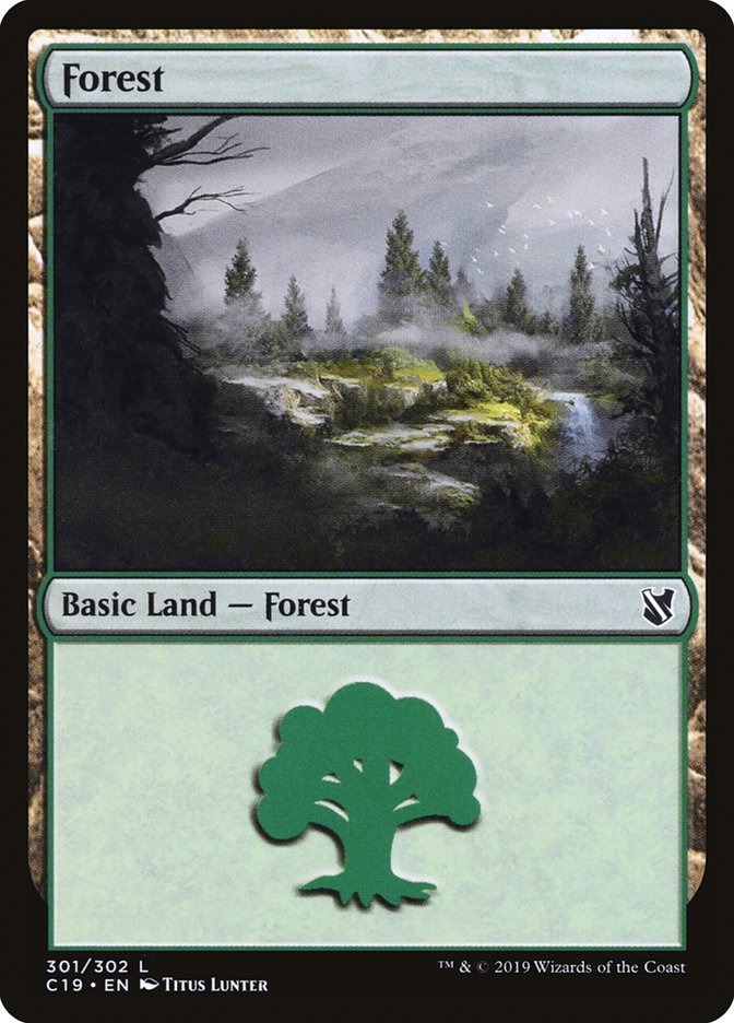 Forest (301) [Commander 2019] | Golgari Games