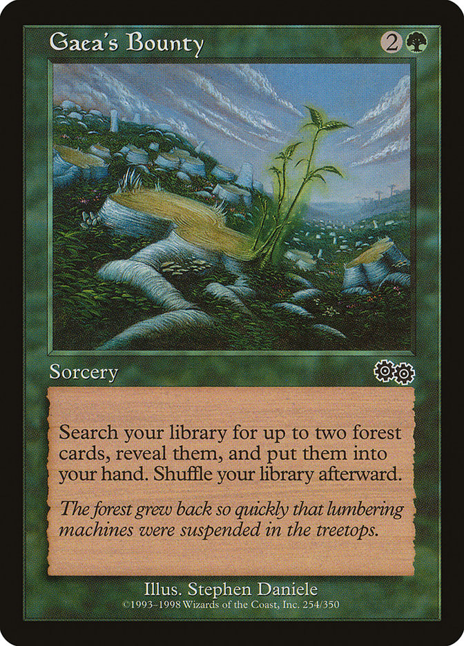 Gaea's Bounty [Urza's Saga] | Local Legends